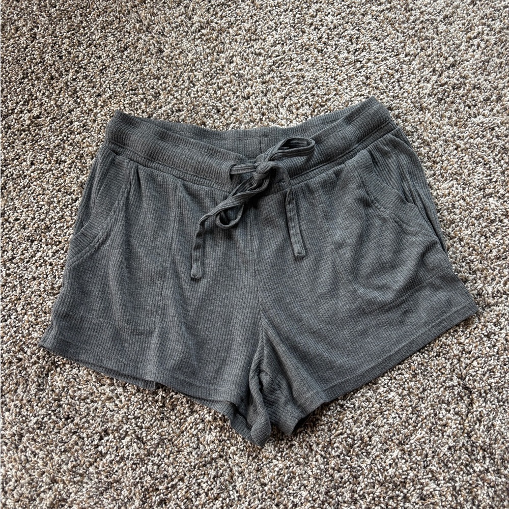 Joyspun Ribbed Drawstring Shorts